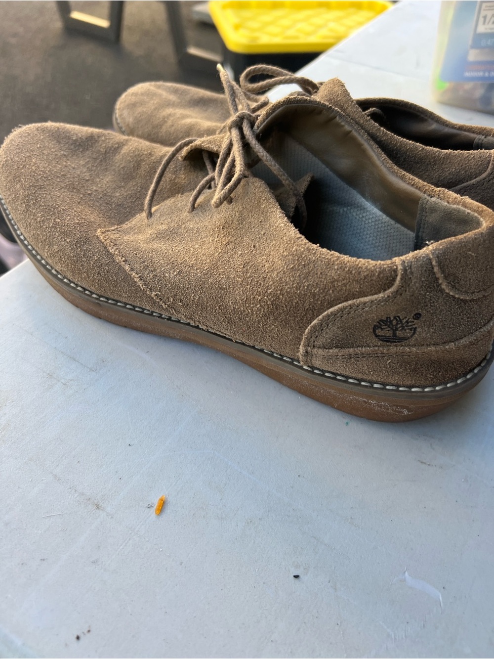 Timberland Front Country 5252A Mens Size 11. 5 Taupe Suede Low Oxford Shoes
